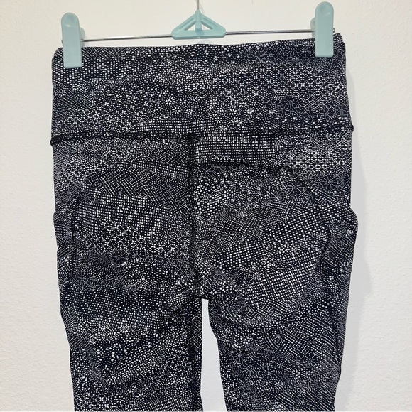 Lululemon Fast & Free 7/8 Tight II *Nulux 25" Meisai White Black Size 4 - Picture 5 of 7